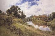 Henry h.parker Woolhampton,Berkshire (mk37) oil painting reproduction